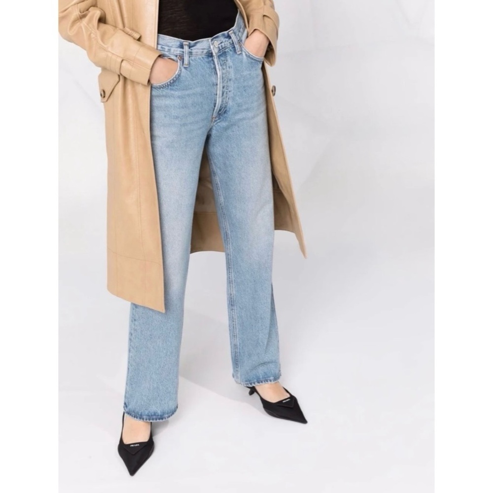 AGOLDE Mid Rise Relaxed Boot Jeans Wireless - Picture 2 of 10